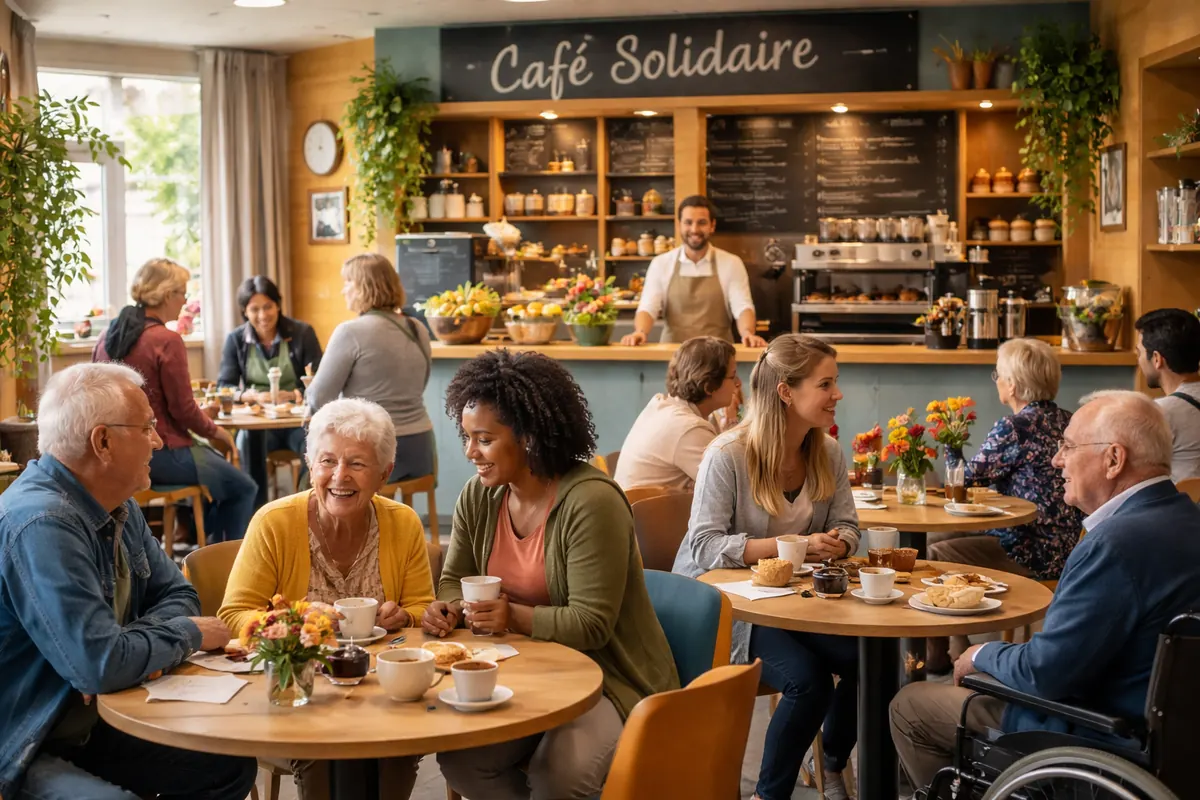 Café solidaire intergénérationnel ouvert dans un EHPAD